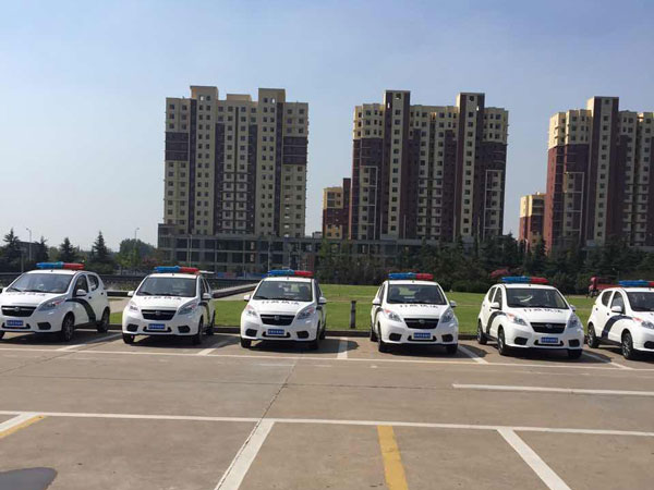 五环龙电动巡逻车进入临沂高新开发区城市管理局
